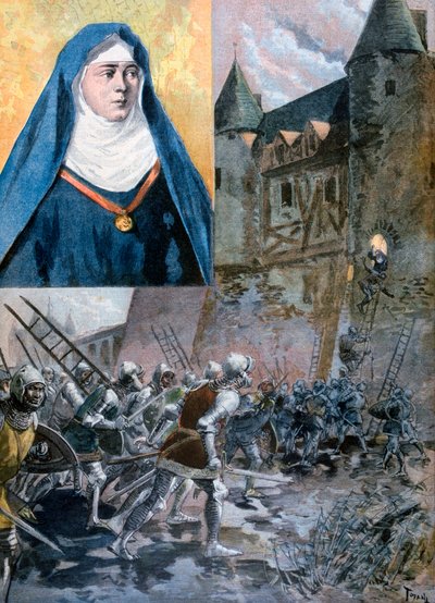 Die Schwester von Bertrand du Guesclin, 1894 von Unbekannt
