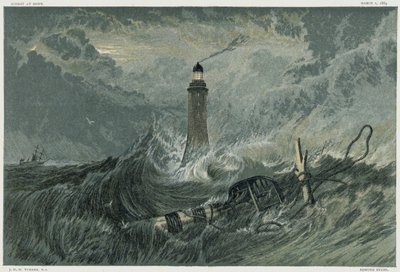 Dritter Eddystone-Leuchtturm, 19. Jahrhundert von Unbekannt