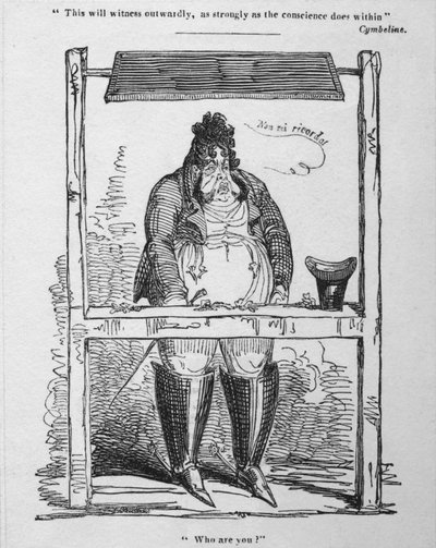Dies wird äußerlich so stark bezeugen wie das Gewissen innerlich, Cymbeline, ca. 1820 von Unbekannt