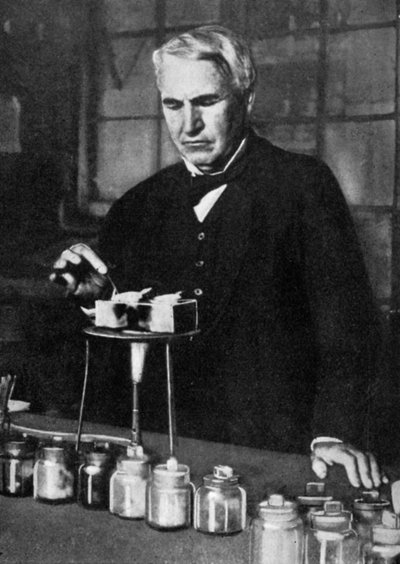 Thomas Alva Edison, amerikanischer Erfinder und Geschäftsmann, 1926 von Unbekannt