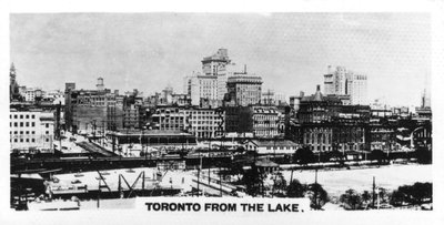 Toronto vom See aus, Kanada von Unbekannt