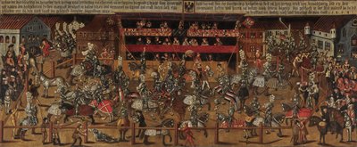 Turnier in Antwerpen, 1498 von Unbekannt