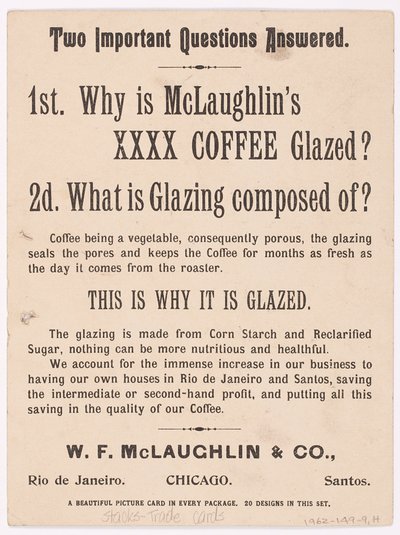 Handelskarte, Werbung für McLaughlin