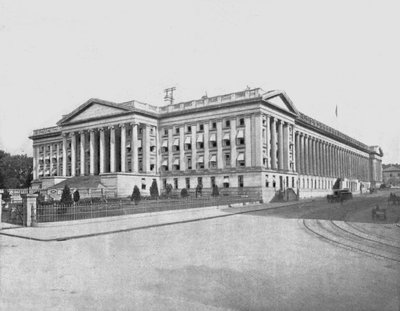 Treasury Building, Washington DC, USA, ca. 1900 von Unbekannt