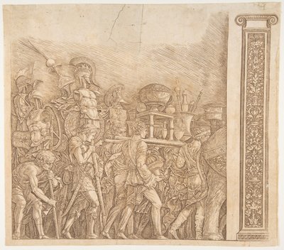 Triumph des Cäsar: Die Kürassierträger, ca. 1490 von Unbekannt
