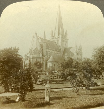 Trondhjem Kathedrale, deren Traditionen acht Jahrhunderte zurückreichen, Norwegen, ca. 1905 von Unbekannt