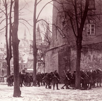 Truppen, Aachen, Deutschland, ca. 1914-1918 von Unbekannt