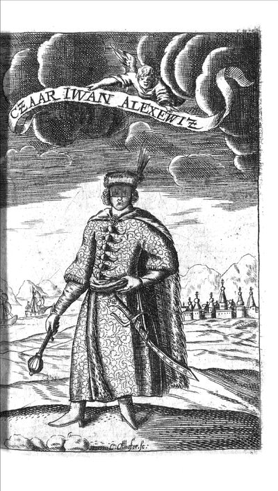 Zar Iwan V. Alexejewitsch aus Georg Adam Schleissing Derer beyden Czaaren in Reussland Iwan und Peter Alexewiz, 1693 von Unbekannt