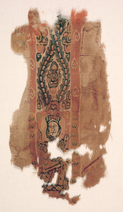 Tunikaschmuck mit Teil eines Heiligen, ca. 600-700 von Unbekannt