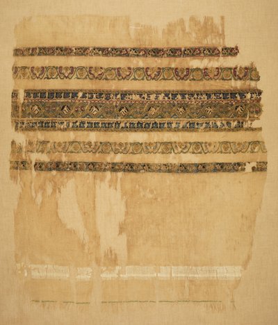 Turban- oder Schalende mit Tiraz und Gold, 1094 von Unbekannt