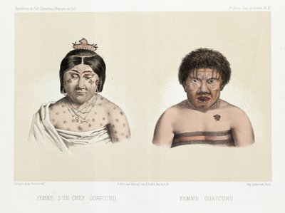 Zwei Guaycuru-Frauen, Südamerika, ca. 1843-1847 von Unbekannt
