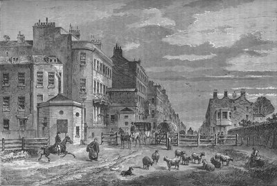 Tyburn Turnpike, Westminster, London von Unbekannt