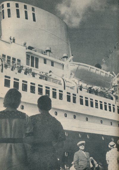 Universelle Bewunderung wurde der hervorragenden Leistung der Bremen, 1936, zuteil von Unbekannt
