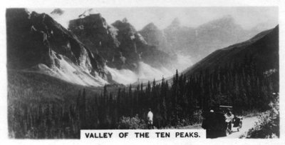 Tal der Zehn Gipfel, Banff-Nationalpark, Alberta, Kanada, um 1920er Jahre von Unbekannt