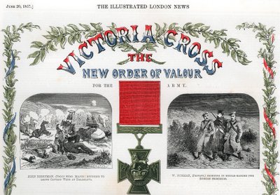 Victoria-Kreuz, britische Auszeichnung für Tapferkeit, 1857 von Unbekannt
