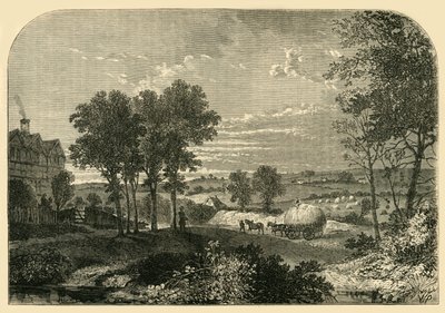 Blick vom Haus von Moll King, Hampstead, 1760, ca. 1876 von Unbekannt