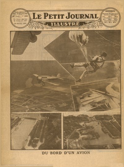 Blick aus einem Flugzeug, 1931 von Unbekannt