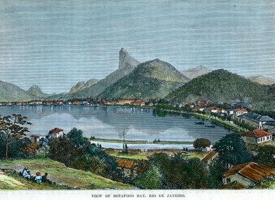 Ansicht der Botafogo-Bucht, Rio de Janeiro, Brasilien von Unbekannt