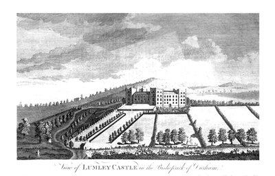 Ansicht von Lumley Castle im Bistum Durham von Unbekannt