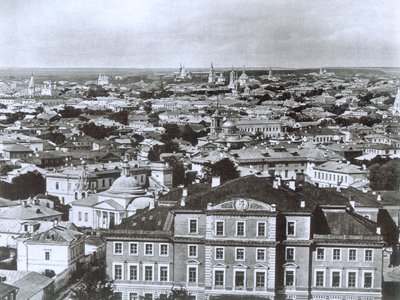 Blick auf Moskau vom Iwan-der-Große-Glockenturm, Russland, 1884 von Unbekannt
