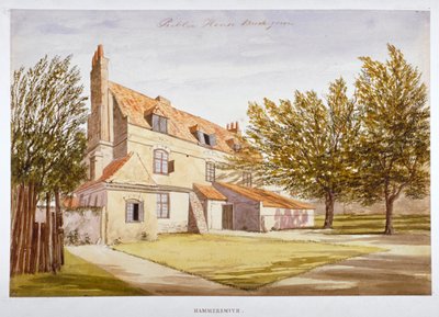 Ansicht eines Gasthauses, Brook Green, Hammersmith, London, um 1820 von Unbekannt