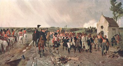 Wellingtons Marsch von Quatre Bras nach Waterloo, 1815, um 1878, um 1902 von Unbekannt