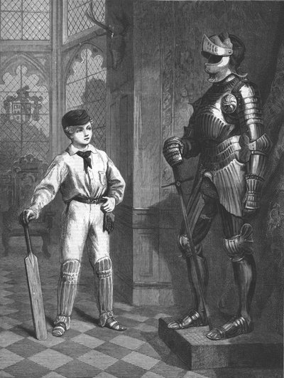 Was für ein fröhlicher Wicket-Keeper er wäre, 1875 von Unbekannt