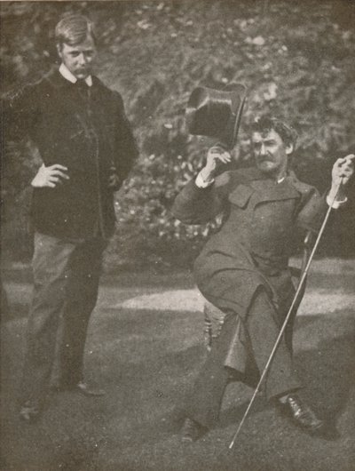 Whistler und Menpes, ca. 1885, 1904 von Unbekannt