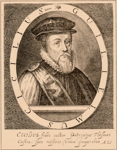 William Cecil, 1. Baron Burghley, englischer Staatsmann von Unbekannt
