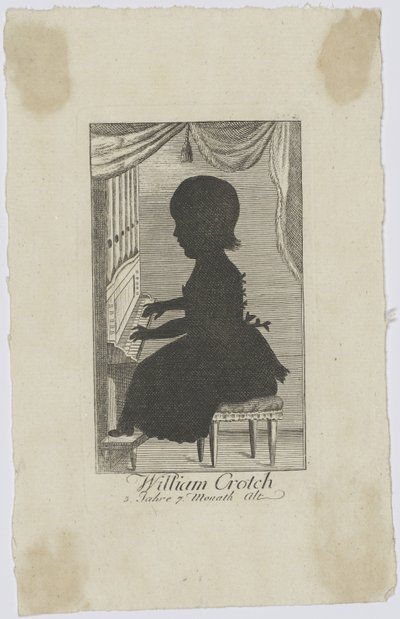 William Crotch 1775-1847 als Kind, ca. 1778 von Unbekannt