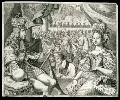 Wilhelm III. und Maria II., König und Königin von Großbritannien und Irland, um 1689 von Unbekannt