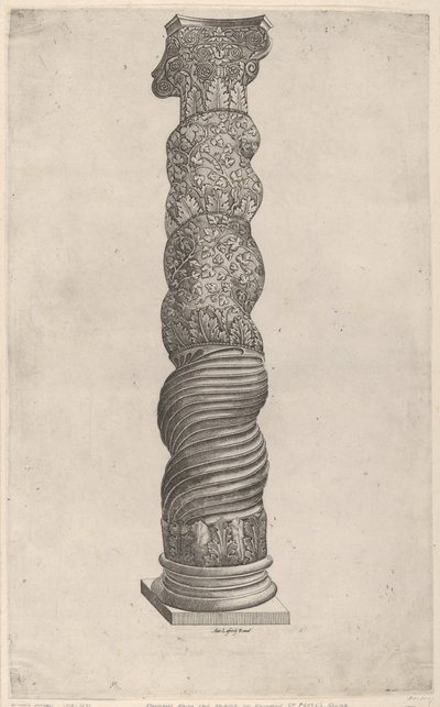 Windende Säule aus dem Petersdom, Rom von Unbekannt