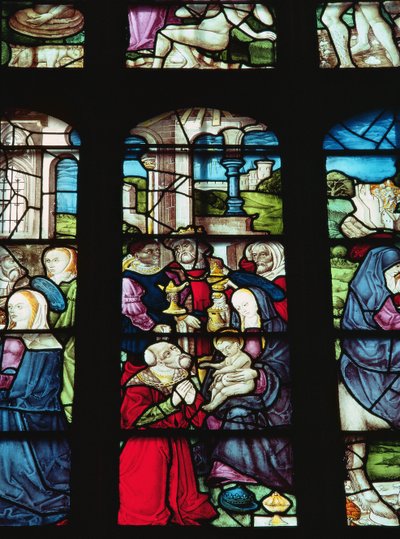 Anbetung der Heiligen Drei Könige (frühes 16. Jahrhundert) von Unbekannt Unbekannt