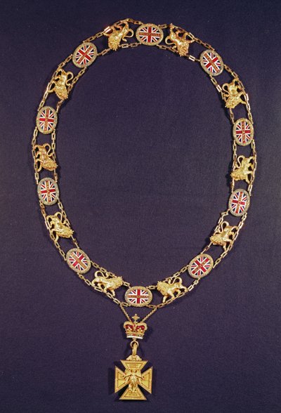Ehrenkragen, Gold und Emaille, präsentiert an den Herzog von Wellington (1769-1852) von George IV, ca. 1825 von Unbekannt Unbekannt