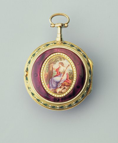 Gold- und Emailzylinderuhr mit Konsulgehäuse, von Thomas Grignion und Sohn, 1777 von Unbekannt Unbekannt