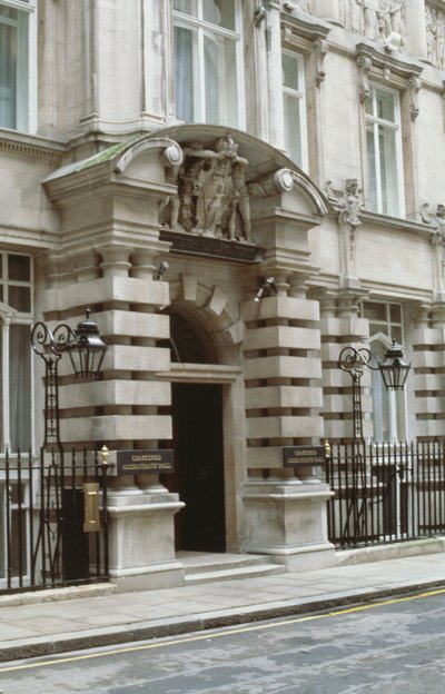Institut der Wirtschaftsprüfer, Moorgate Place, London EC2 von Unbekannt Unbekannt
