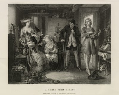 Eine Szene aus Midas, Großbritannien, ca. 1850 von Unbekannter Künstler