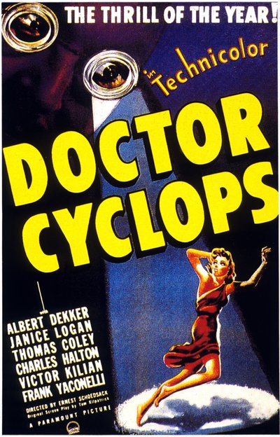 Plakat des Films Dr. Cyclops von Ernest Schoedsack mit Albert Dekker 1940 von Unbekannt