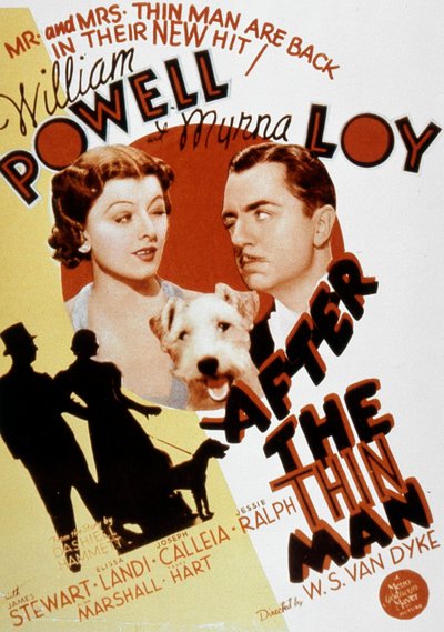 Plakat des Films Der dünne Mann von W.S. Van Dyke 1934 von Unbekannt