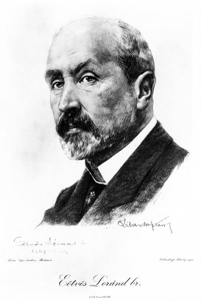 Baron Lorand von Eötvös, ungarischer Physiker (um 1900) von Unbekannt