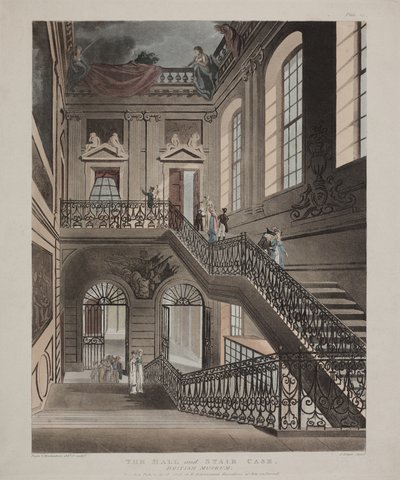 Britisches Museum, Holborn, 1808 von Unbekannt