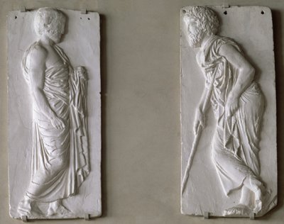 Abguss von Figuren eines Frieses am Parthenon von Unbekannt