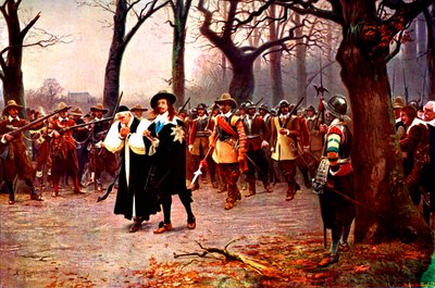 Karl I. auf dem Weg zur Hinrichtung von Unbekannter Künstler