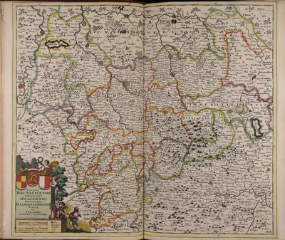 Ducatus Brunsuicensis episcopatus Hildesiensis principatus Halberstadiensis tabula von Unbekannter Künstler