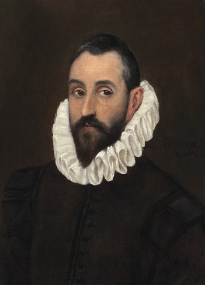 El Greco - Porträt eines Gentlemans von Unbekannter Künstler