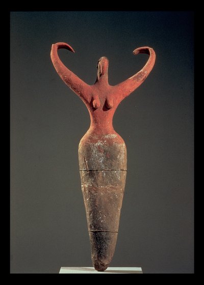 Weibliche Figurine, aus Ma