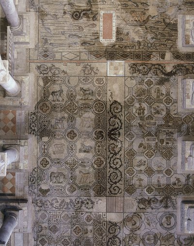 Boden der frühchristlichen Basilika von Aquileia, Udine von Unbekannt