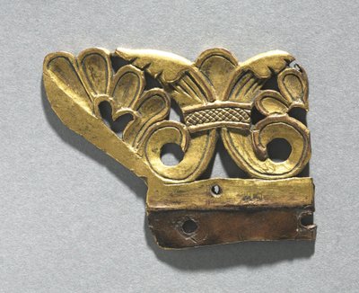 Fragment eines Zierwappens von einem Reliquienschrein, ca. 1165-1180 von Unbekannt