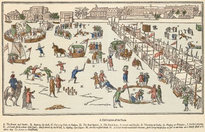 Frostmesse auf der Themse von Unbekannter Künstler