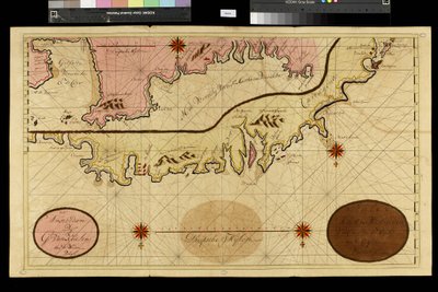 Geographische Karte: Darstellung von Cartagena in Kolumbien, erstellt vom niederländischen Kartographen Gerard van Keulen (1678-1726) 1709-1713. Biblioteca Angelica, Rom von Unbekannter Künstler